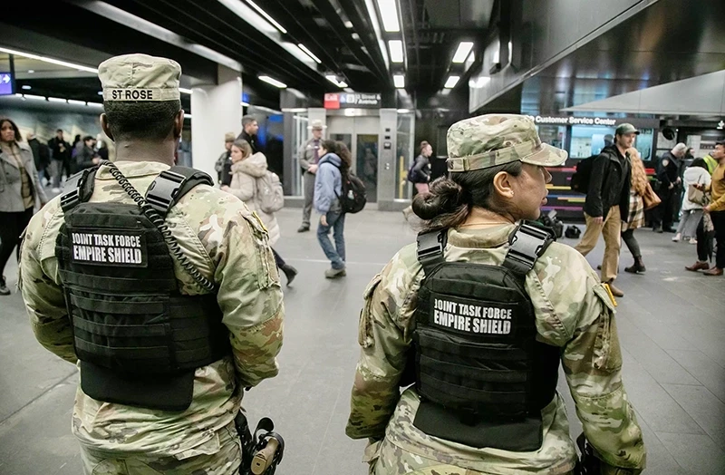 Federal Troops in new york