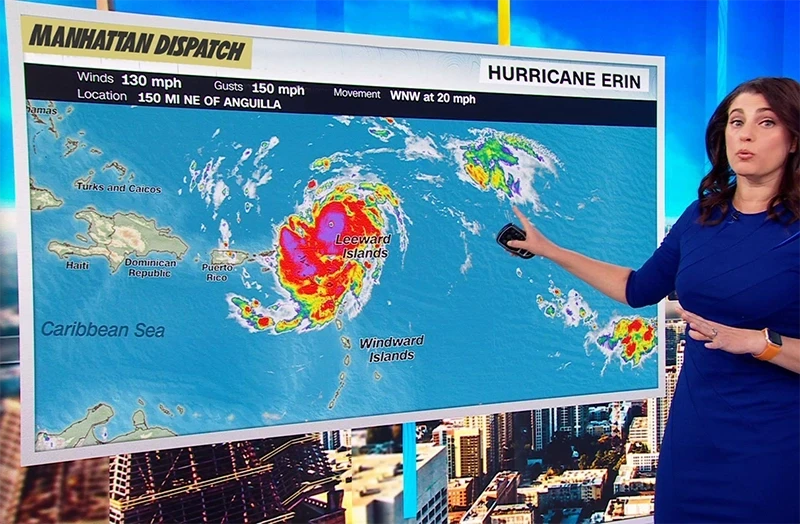 hurricane erin new york
