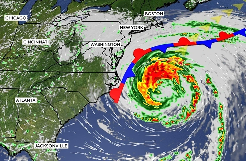 hurricane erin new york