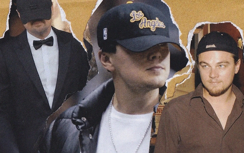 leo dicaprio on camera