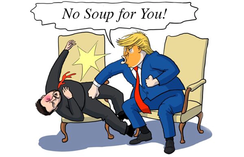 no soup for you trump zelenskii